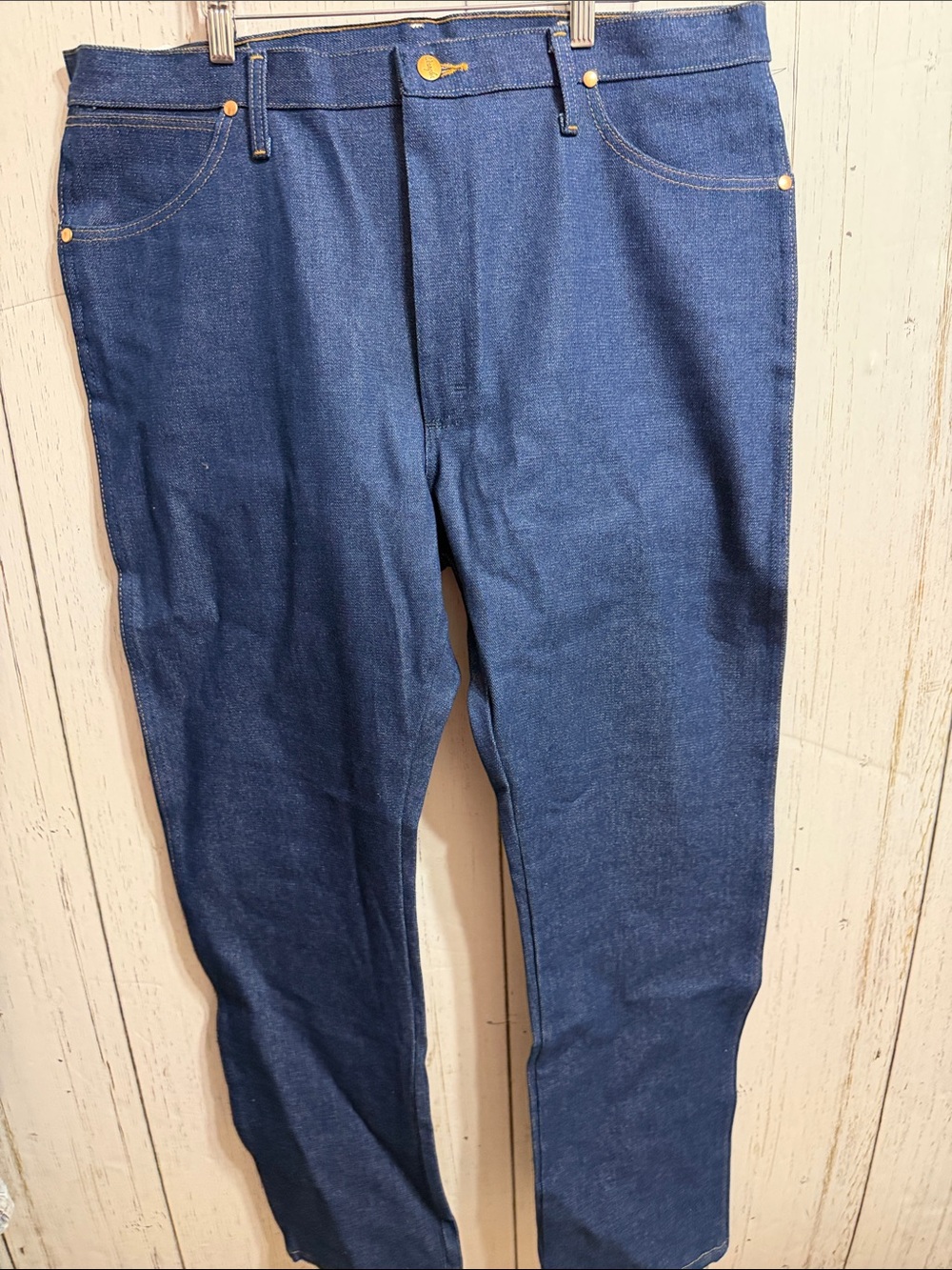 NWT Wrangler Mens Cowboy Cut Dark Wash Jeans
